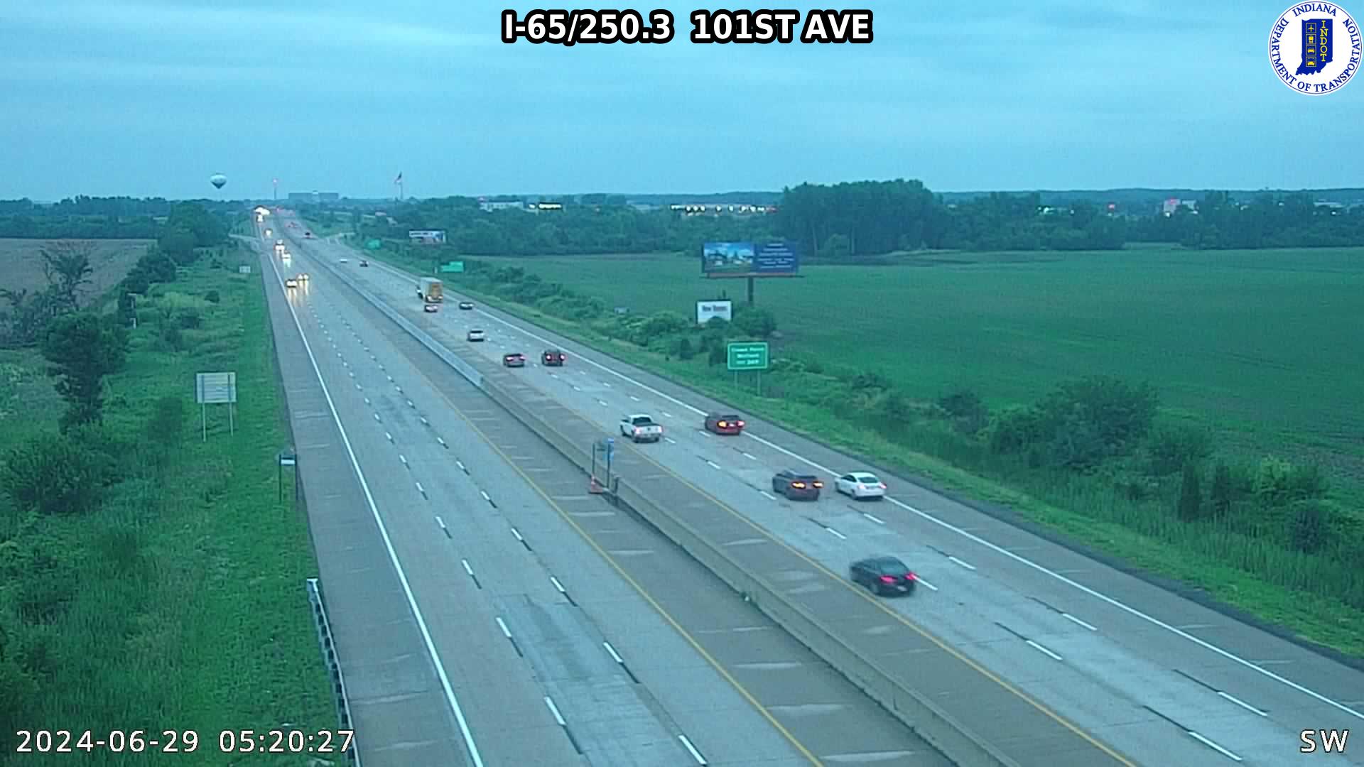 Traffic Cam NB I-65 at 101st Ave (+0.1 miles)