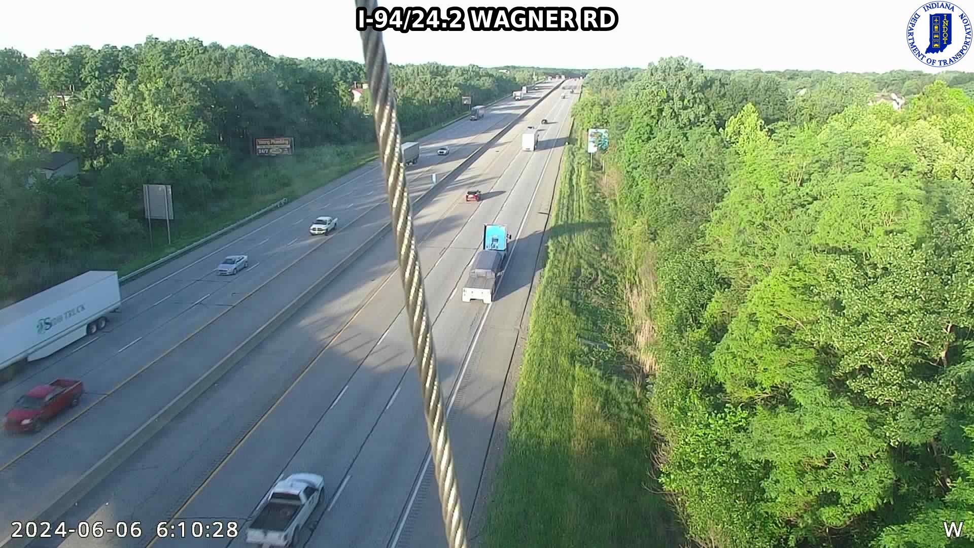 Traffic Cam WB I-94 at Wagner Rd