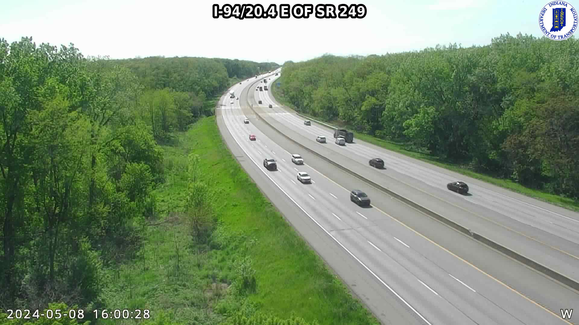 camera snapshot for WB I-94 at IN-149 (+0.9 miles)