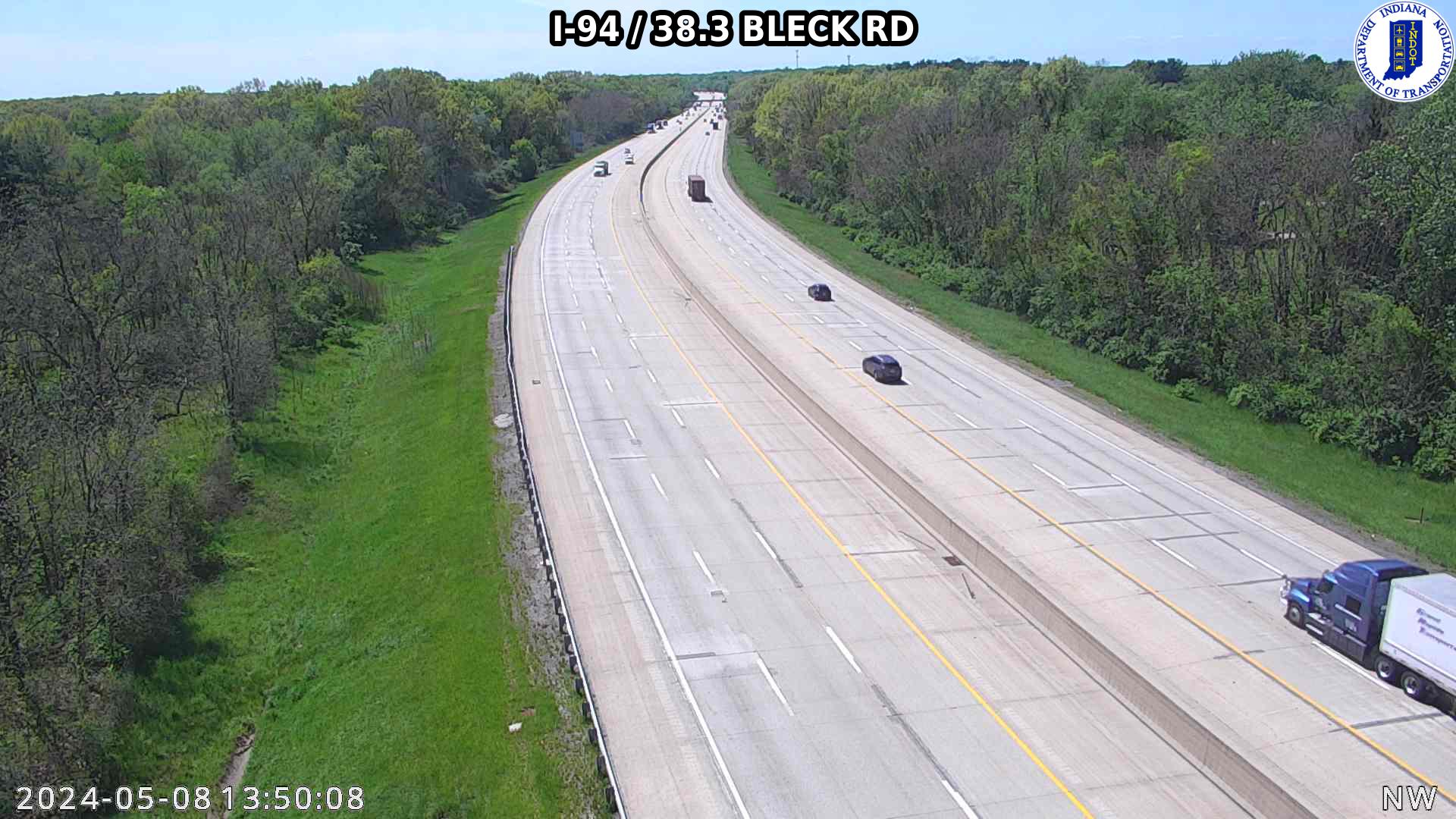 camera snapshot for WB I-94 at Bleck Rd (-0.2 miles)