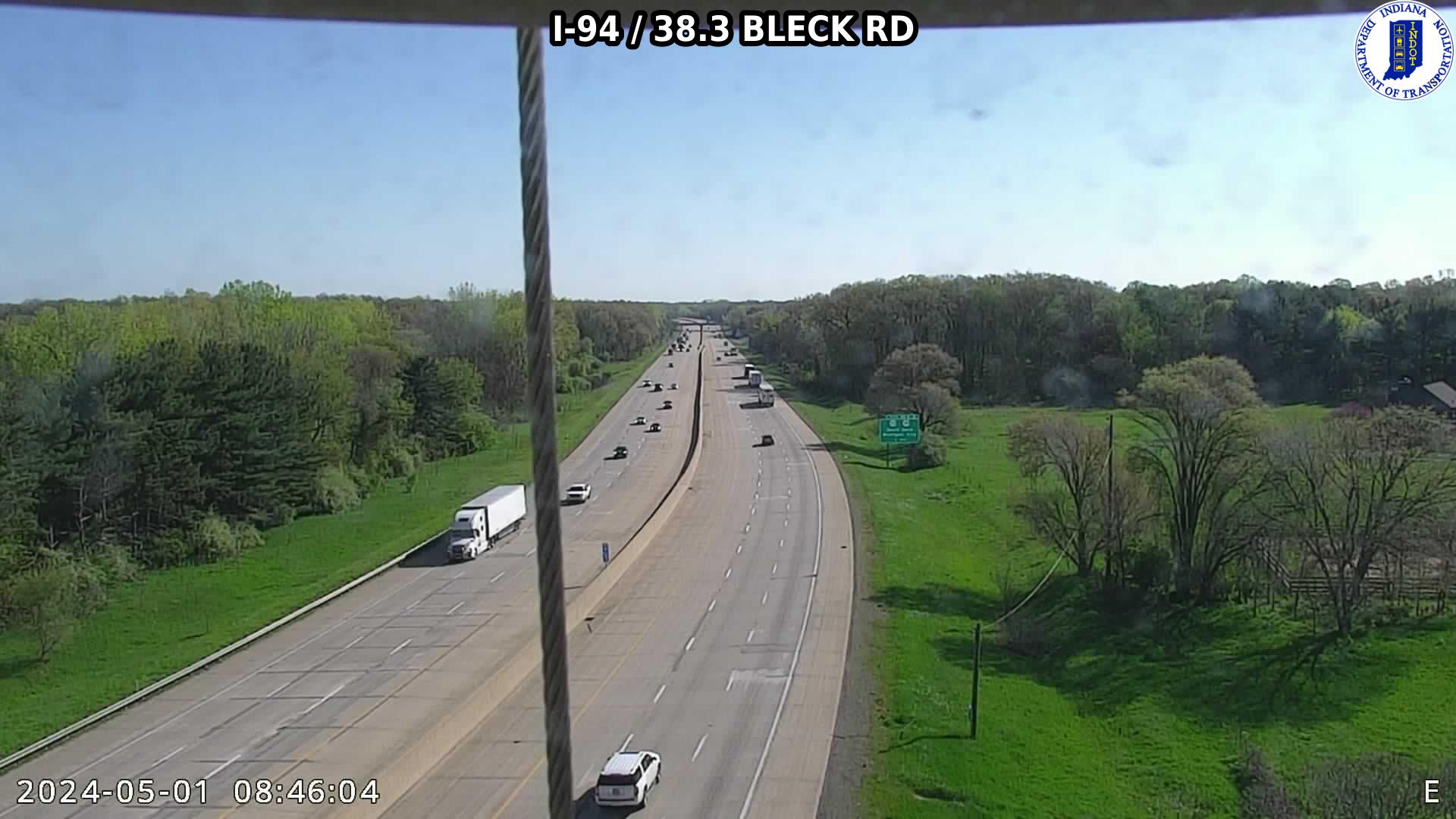 camera snapshot for WB I-94 at Bleck Rd (-0.2 miles)