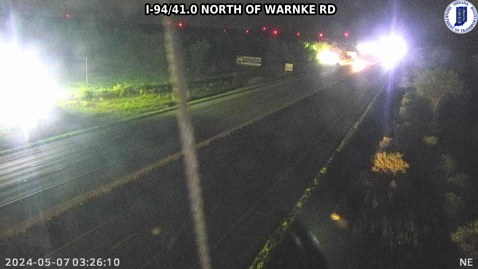 camera snapshot for WB I-94 at Warnke Rd (-0.4 miles)